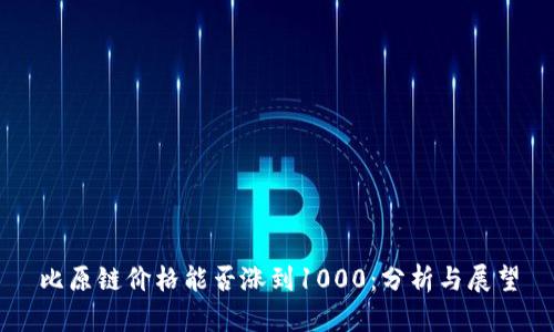 比原链价格能否涨到1000：分析与展望