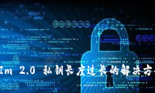 : TokenIm 2.0 私钥长度过长的解决方案与建议