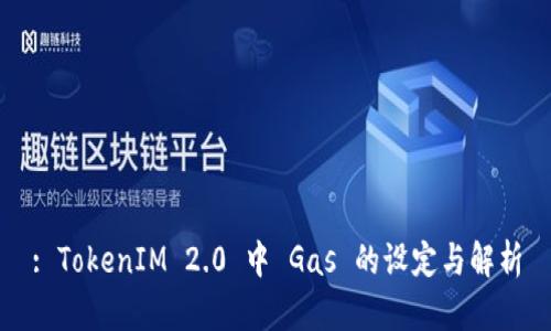 : TokenIM 2.0 中 Gas 的设定与解析