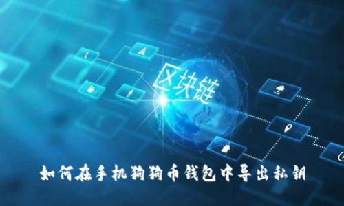 如何在手机狗狗币钱包中导出私钥