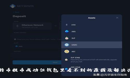 比特币提币成功但钱包里看不到的原因及解决办法