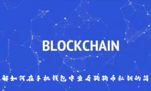 彻底了解如何在手机钱包中查看狗狗币私钥的简单步骤