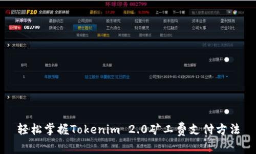 轻松掌握Tokenim 2.0矿工费支付方法